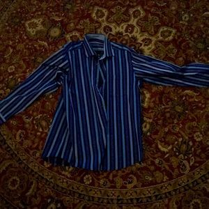 A mens button up t-shirt.